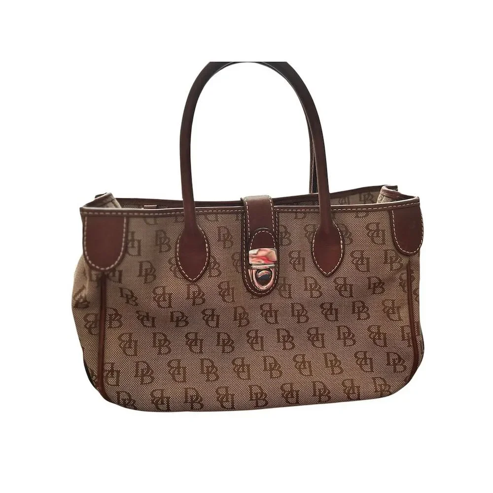 Dooney & Bourke Women's Brown‎ DB Monogram Satchel Handbag